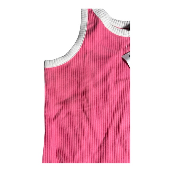 Old Navy Girls Ribbed Tank Dress Pink‎ Size L (10–12) – New - Picture 6 of 8